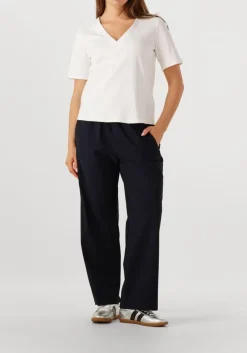 blauwe penn & ink wijde broek trousers w25n1643