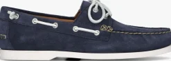 blauwe polo ralph lauren mocassins merton boat