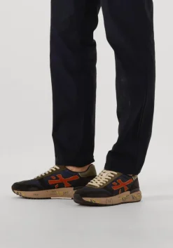 blauwe premiata lage sneakers mick