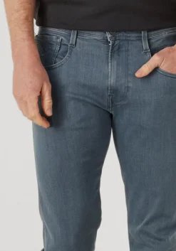 blauwe replay straight leg jeans anbass