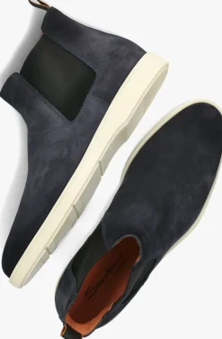 blauwe santoni boots detroit 18588