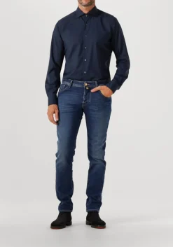 blauwe santoni chelsea boots 18937