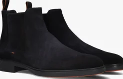 blauwe santoni chelsea boots 18937