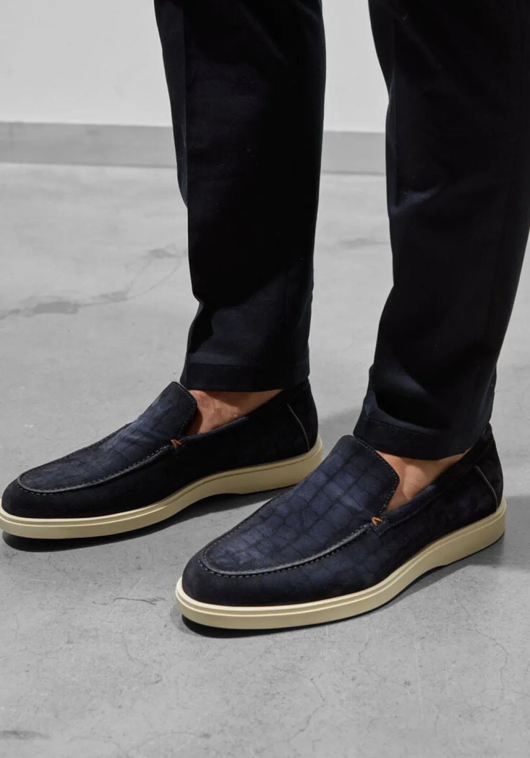 blauwe santoni instappers botanist