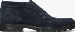 blauwe santoni instappers detroit 17823 gz