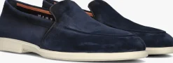 blauwe santoni instappers 18829 malibu