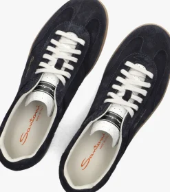 blauwe santoni lage sneakers 21975