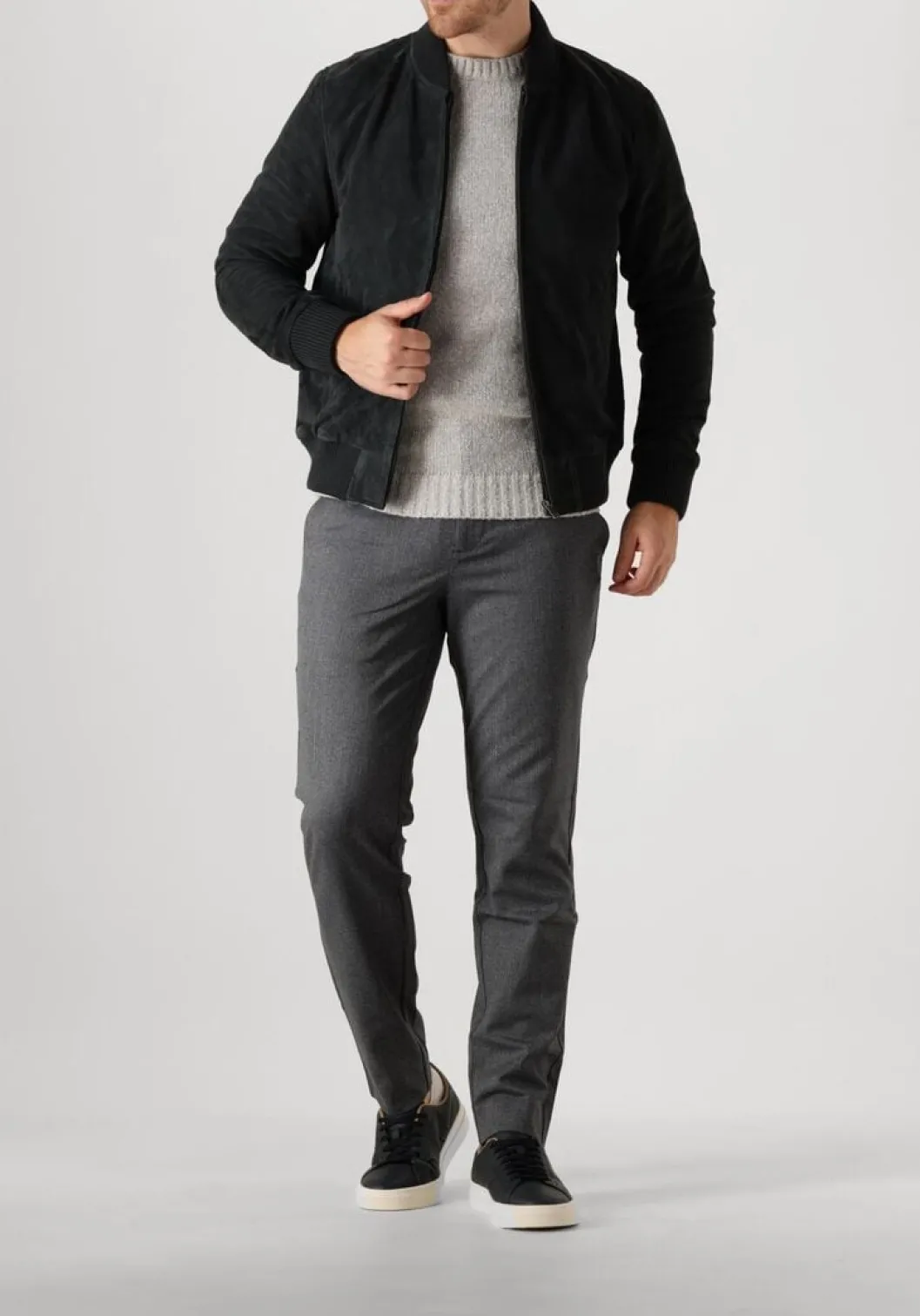 blauwe santoni lage sneakers 21967