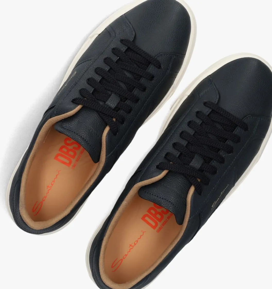 blauwe santoni lage sneakers 21967