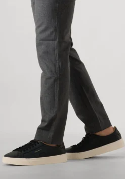 blauwe santoni lage sneakers 21967