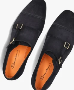 blauwe santoni nette schoenen 19027
