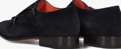 blauwe santoni nette schoenen levante 18085