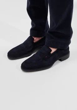 blauwe santoni nette schoenen 18964