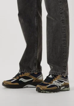 blauwe saucony lage sneakers progrid omni 9 h