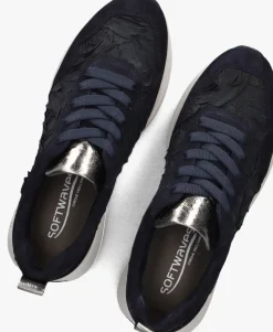 blauwe softwaves lage sneakers 9.13.15