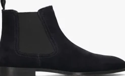 blauwe stefano lauran chelsea boots sl124h500