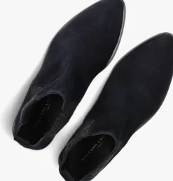 blauwe stefano lauran enkellaarsjes s3289