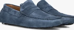 blauwe stefano lauran loafers s3268