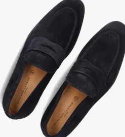 blauwe stefano lauran loafers strefano lauran