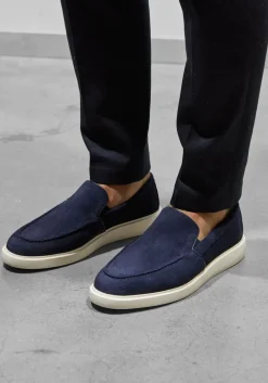 blauwe stefano lauran loafers 7137