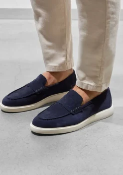 blauwe stefano lauran loafers 7183