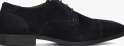 blauwe stefano lauran nette schoenen stefano lauran veter