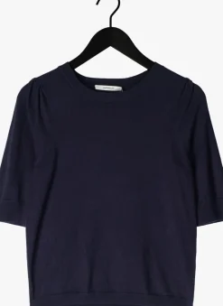 blauwe summum top short sleeve sweater