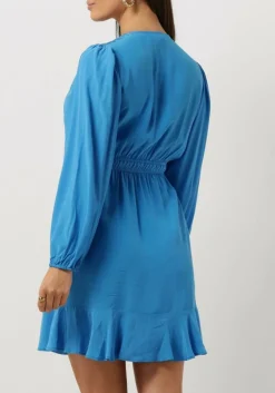 blauwe suncoo mini jurk clody