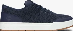 blauwe timberland lage sneakers maple grove knit