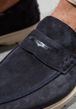 blauwe tod's instappers baffo rutenio ibrido estivo 59k