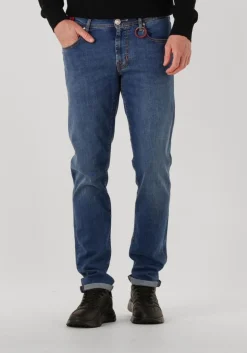 blauwe tramarossa slim fit jeans michelangelo