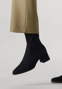 blauwe unisa enkellaarsjes langley