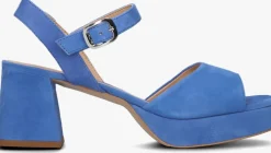 blauwe unisa sandalen met hak ney