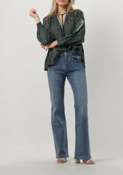 blauwe vanessa bruno flared jeans nano