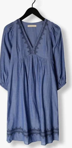 blauwe vanessa bruno mini jurk voguia