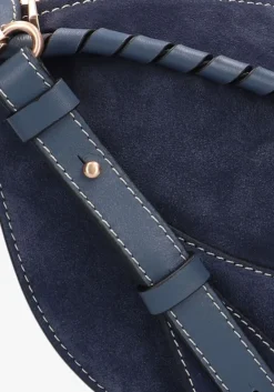 blauwe vanessa bruno schoudertas sac banane