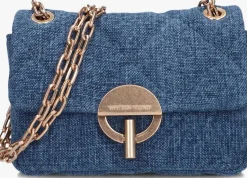 blauwe vanessa bruno schoudertas nano moon