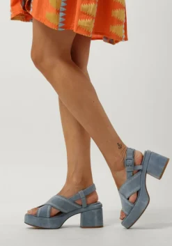 blauwe via vai sandalen elia paisley