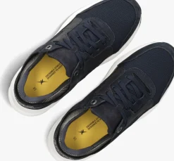 blauwe xsensible lage sneakers combi g sneaker