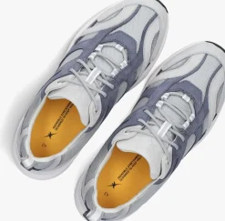 blauwe xsensible lage sneakers brooklyn men