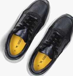 blauwe xsensible lage sneakers golden gate lady