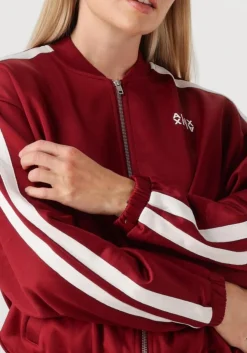 bordeaux alix the label vest ladies knitted trainings sweat jacket