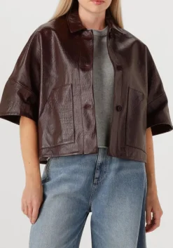 bordeaux alter ego faux fur jas lena