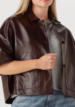 bordeaux alter ego faux fur jas lena