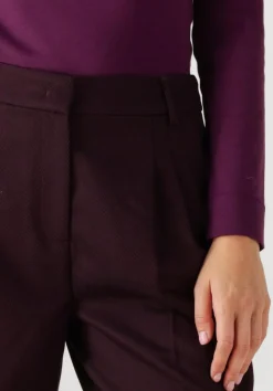 bordeaux co'couture wijde broek almira pleat long pant