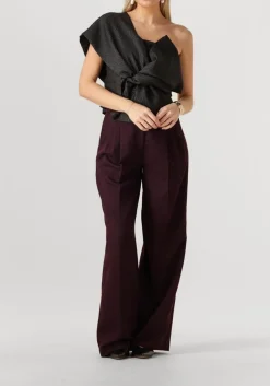 bordeaux co'couture wijde broek almira pleat long pant