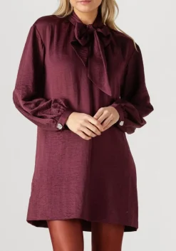 bordeaux dante6 mini jurk leigh pussy bow dress