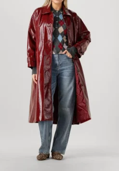 bordeaux mon frac mantel coat long craquele