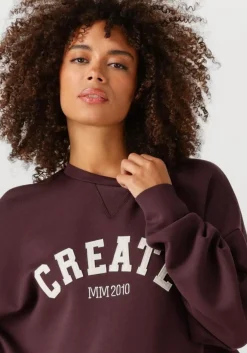 bordeaux mos mosh trui mmcelli o-ls sweatshirt