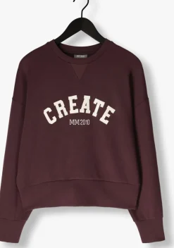 bordeaux mos mosh trui mmcelli o-ls sweatshirt